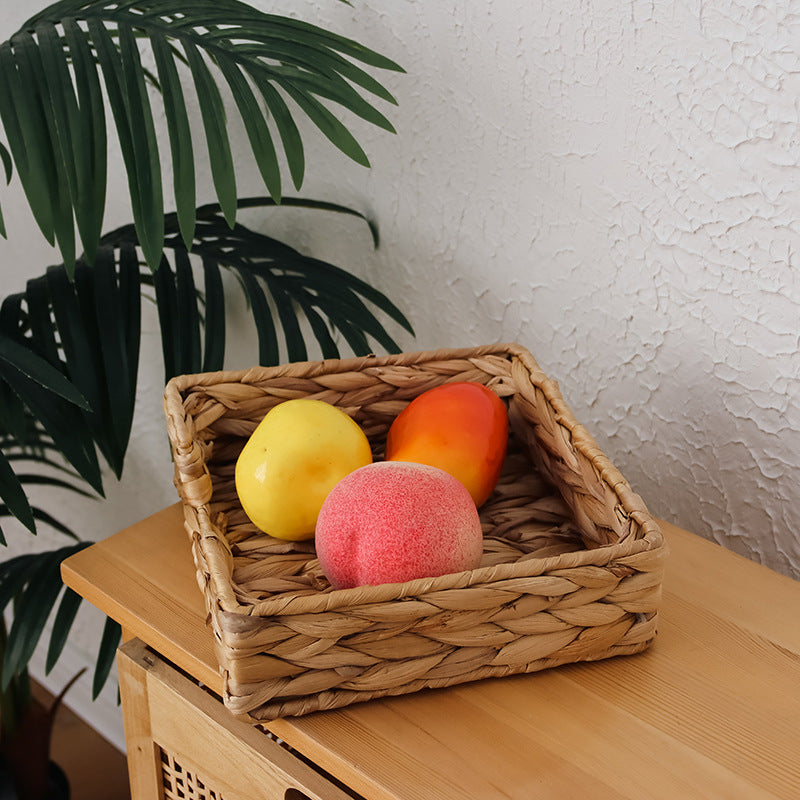 Natural Woven Storage Basket Square | Kelmera
