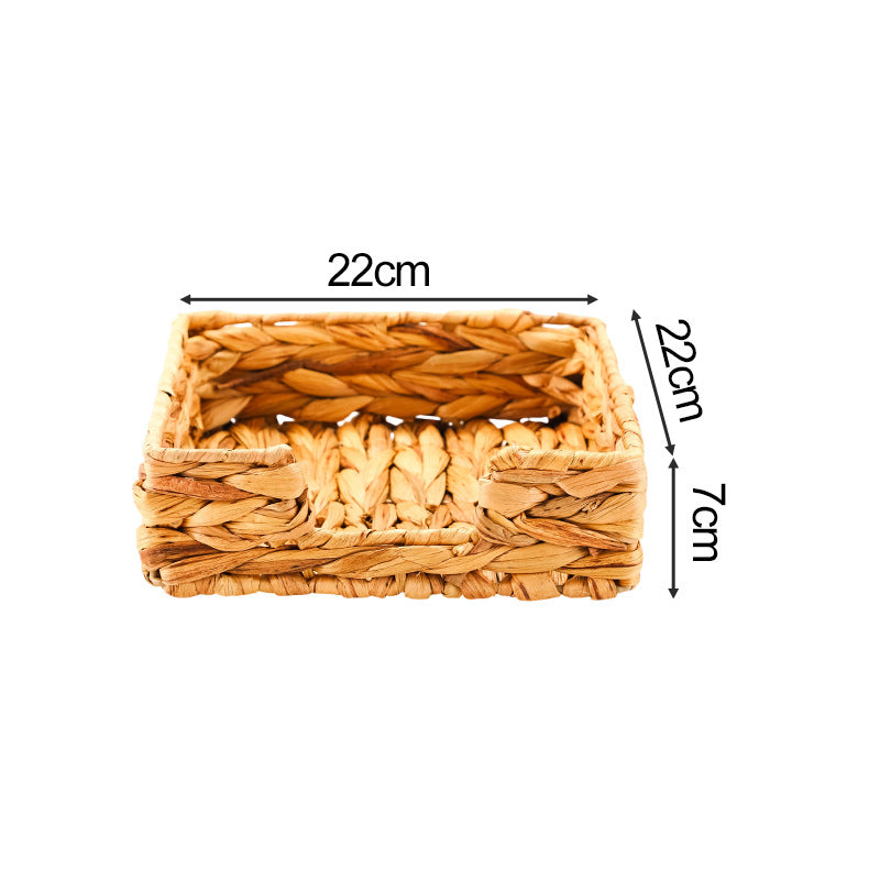 Natural Woven Storage Basket Square | Kelmera