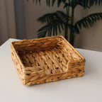 Natural Woven Storage Basket Square | Kelmera