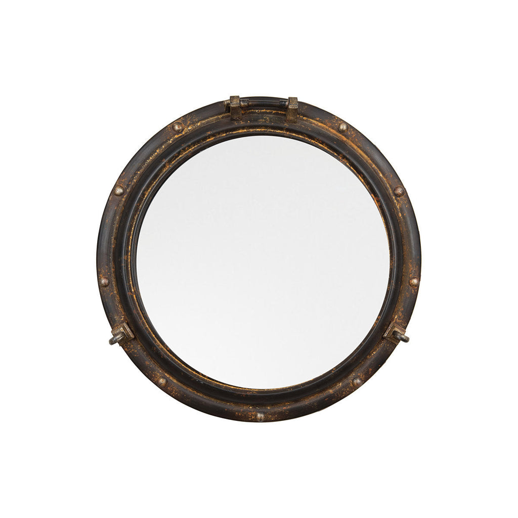 Nautical-Inspired Round Decorative Wall Mirror | Kelmera