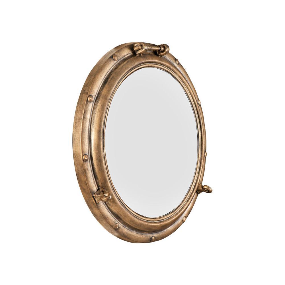 Nautical-Inspired Round Decorative Wall Mirror | Kelmera