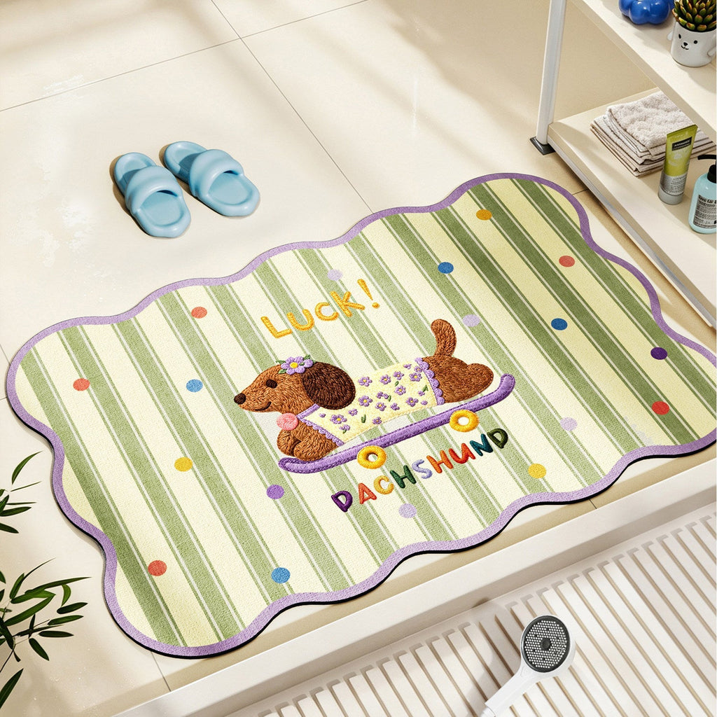 Nautical-Themed Memory Foam Bath Mat | Kelmera