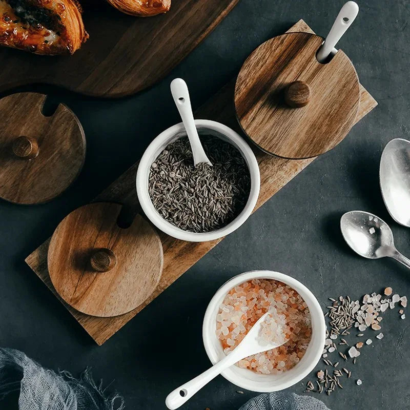 Neldelta Ceramic Seasoning Jar Set