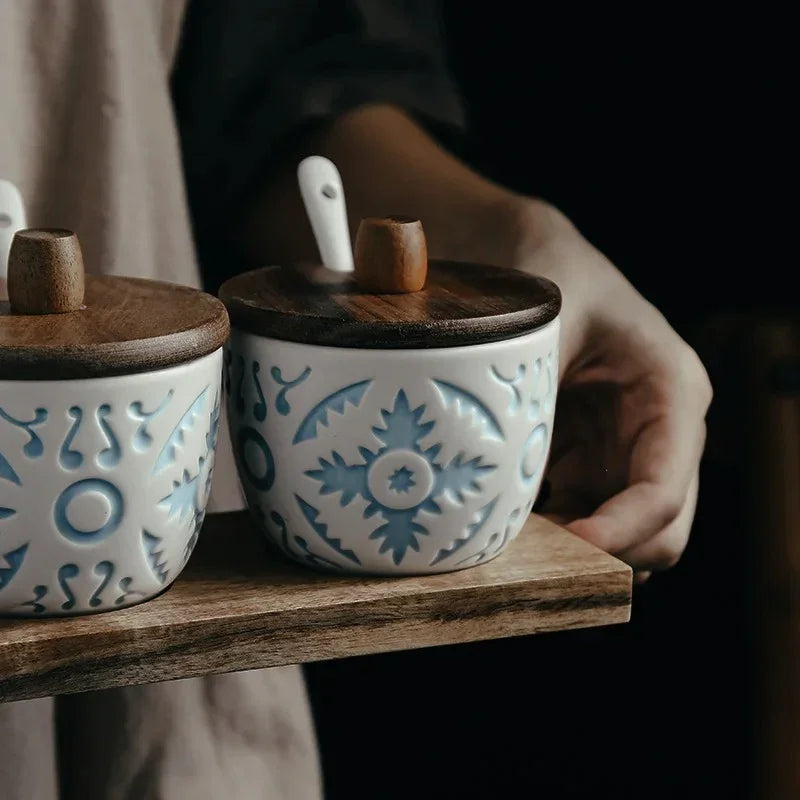 Neldelta Ceramic Seasoning Jar Set