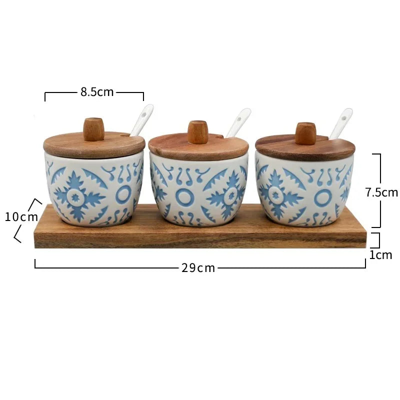 Neldelta Ceramic Seasoning Jar Set