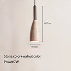 Nelmita Pendant Lamp - Walnut