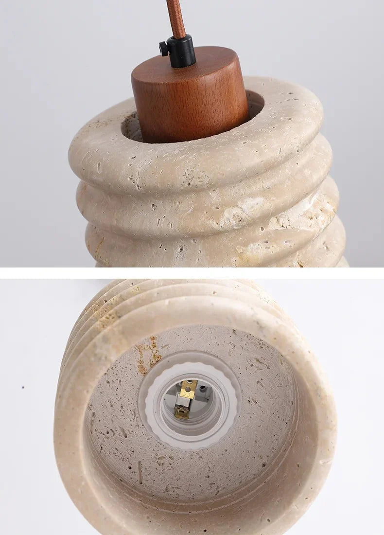 Nelmita Travertine Pendant Lamp