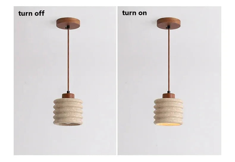 Nelmita Travertine Pendant Lamp