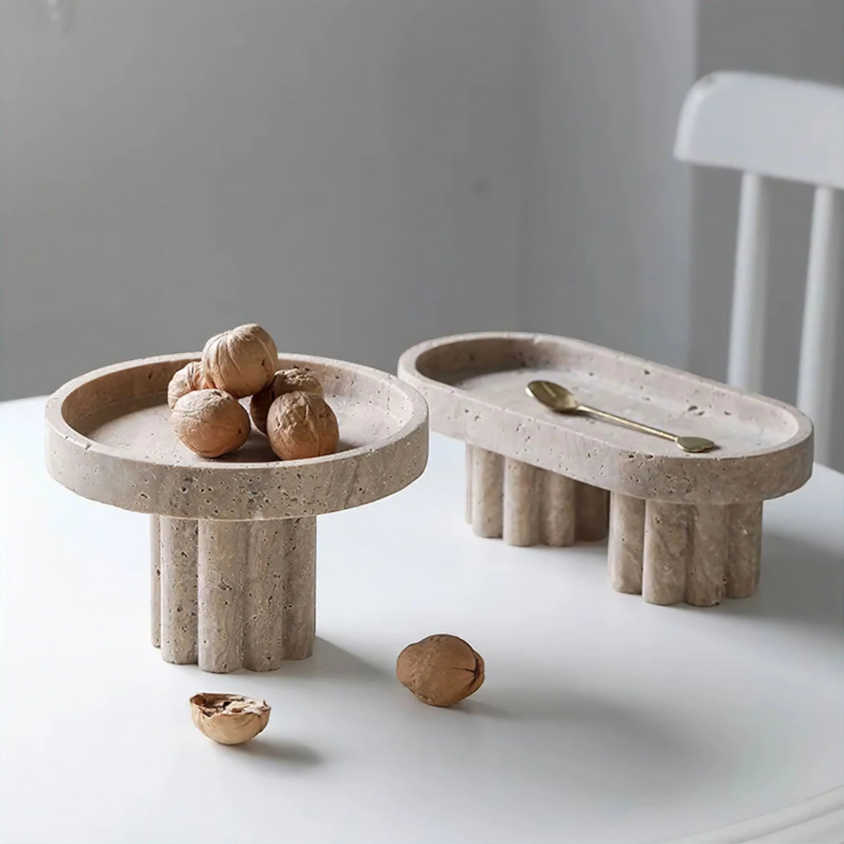 Nelmita Travertine Tray