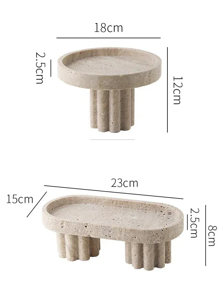 Nelmita Travertine Tray