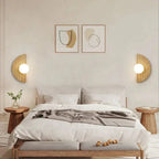 Nelmita Travertine Wall Lamp