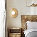 Nelmita Travertine Wall Lamp