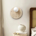 Nelmita Travertine Wall Lamp - Natural