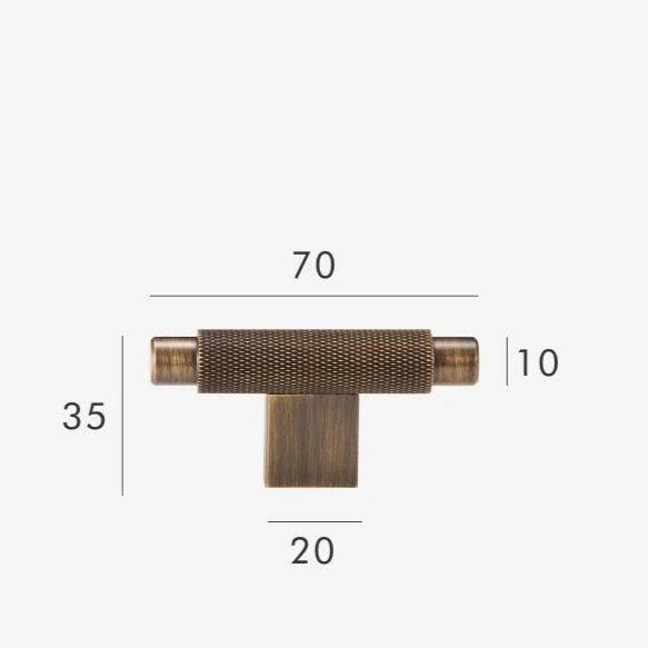 Nelmoda Knurled Cabinet Knobs