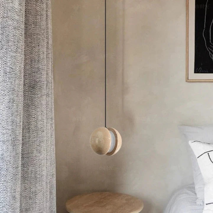 Nelmoda Travertine Pendant Lamp