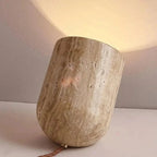 Nelmova Travertine Table Lamp