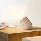 Nelmova Travertine Table Lamp