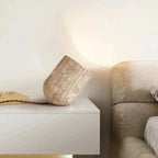 Nelmova Travertine Table Lamp