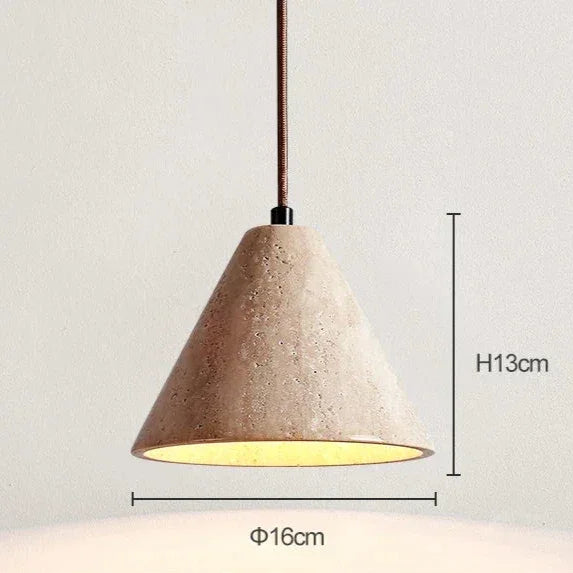 Nelnoda Travertine Pendant Lamp