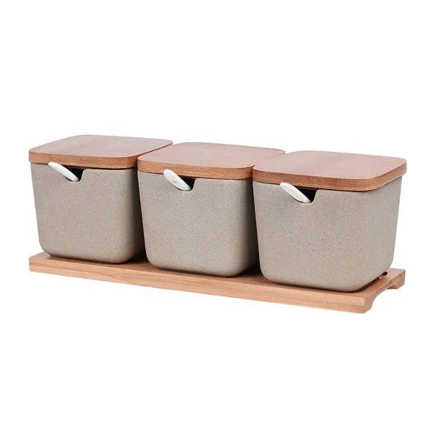 Nelstina Ceramic Seasoning Jar Set