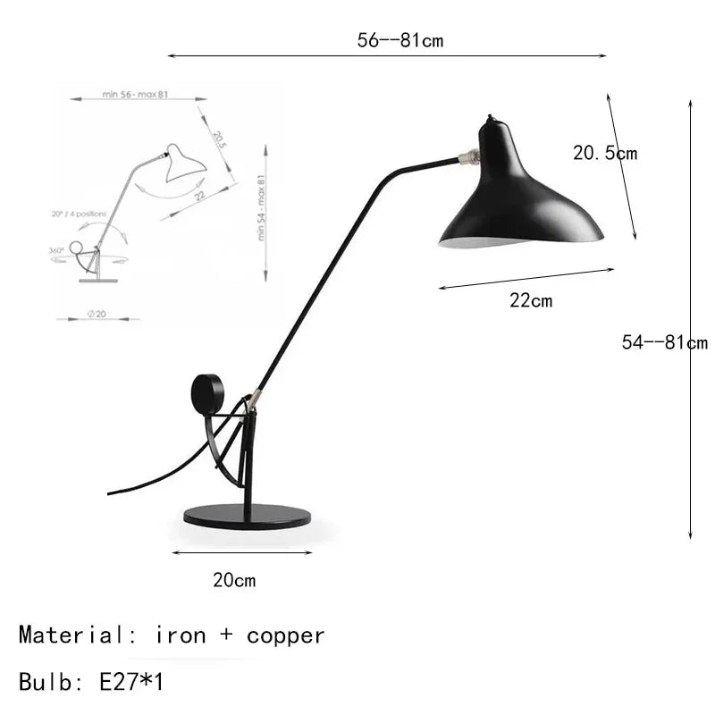 Neltunda Linen Desk Lamp