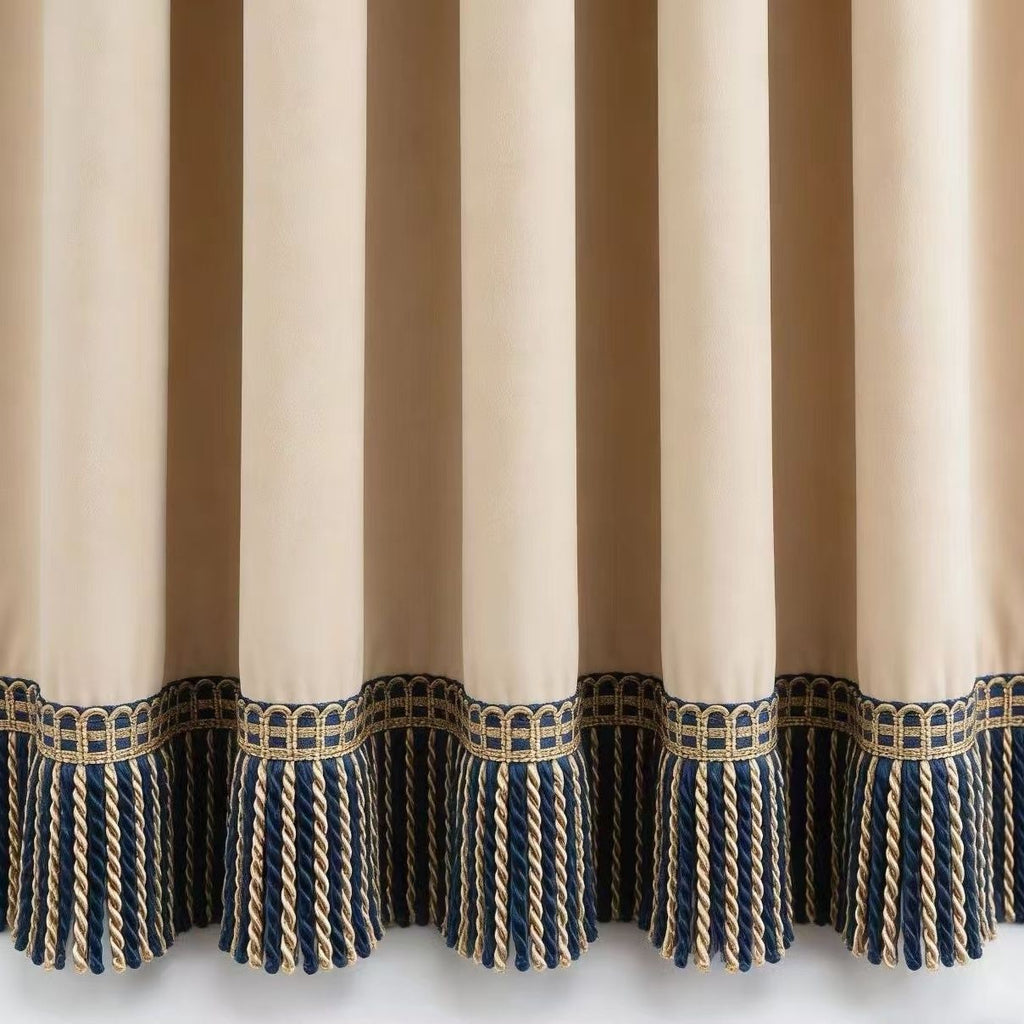 Noble Curtain with Fringe Trim | Kelmera