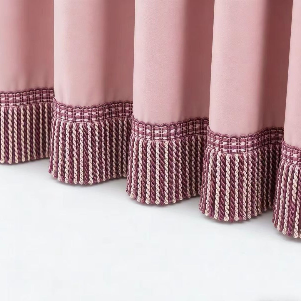 Noble Curtain with Fringe Trim | Kelmera