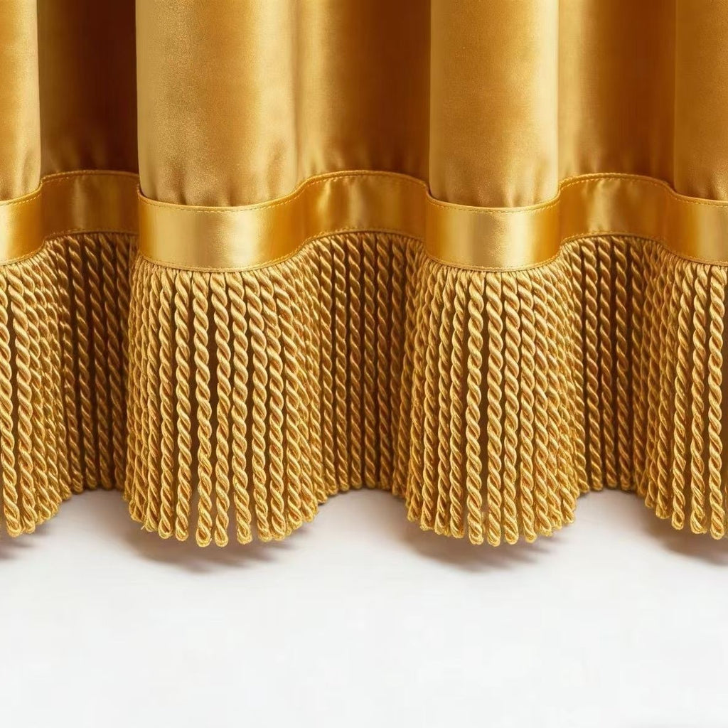 Noble Curtain with Fringe Trim | Kelmera
