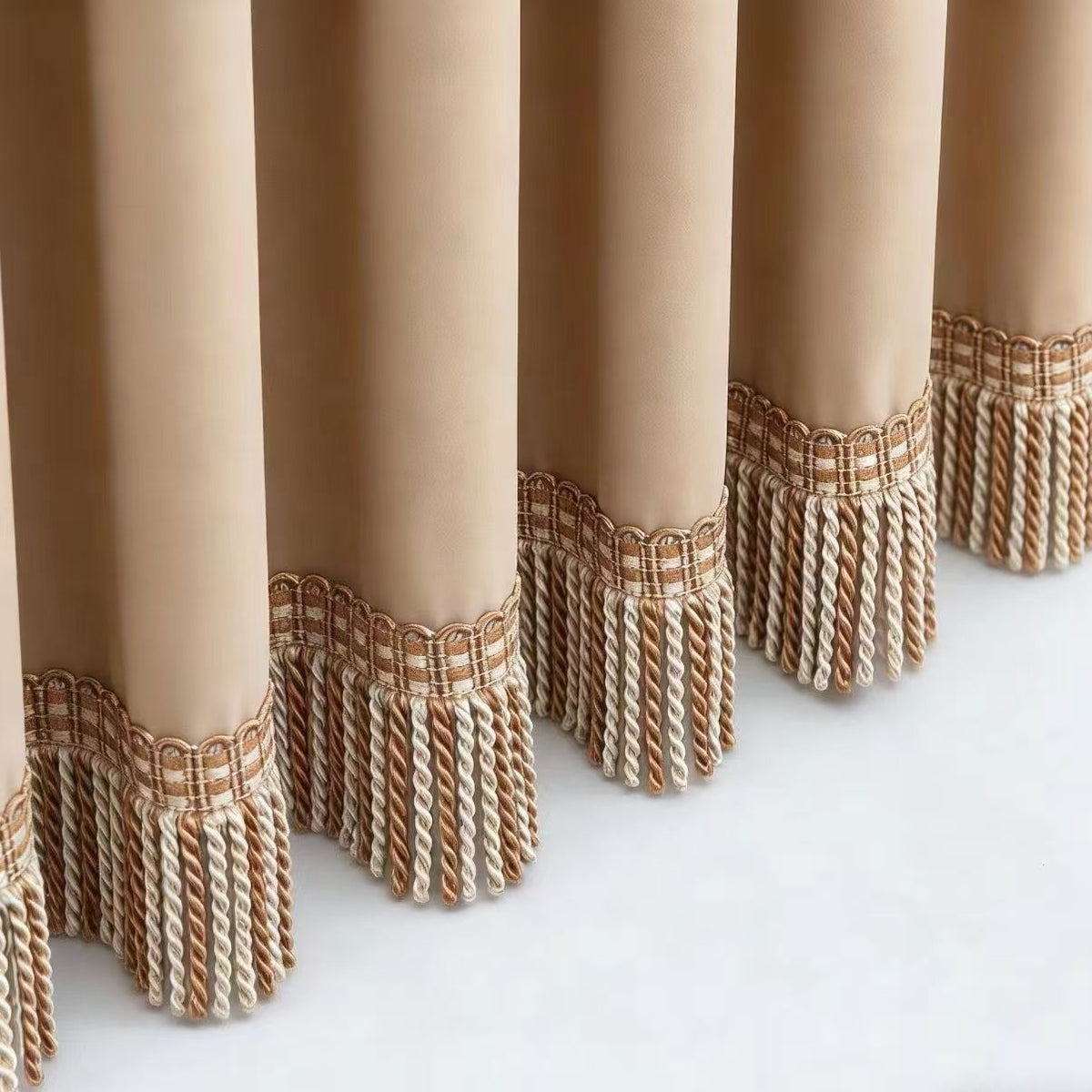 Noble Curtain with Fringe Trim | Kelmera