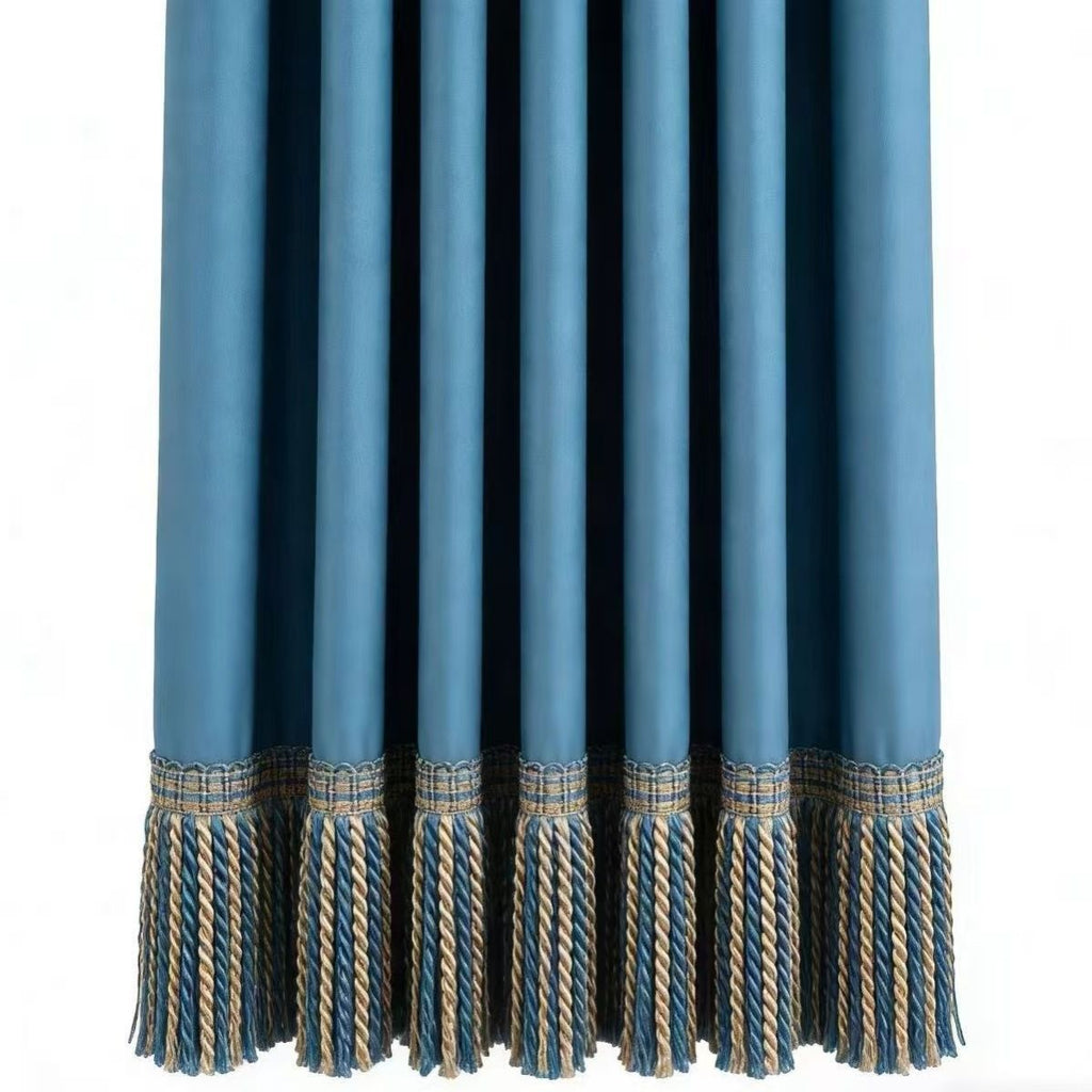 Noble Curtain with Fringe Trim | Kelmera