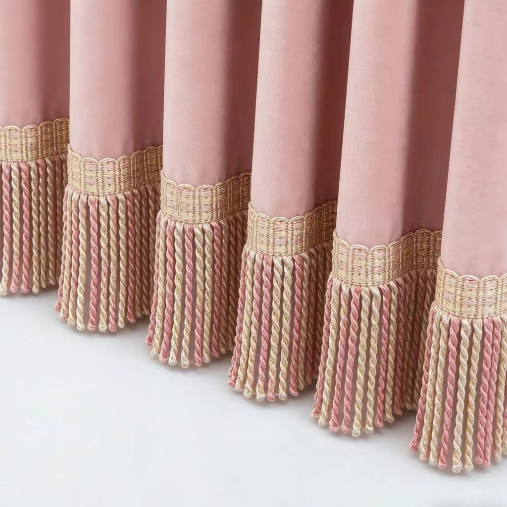 Noble Curtain with Fringe Trim | Kelmera