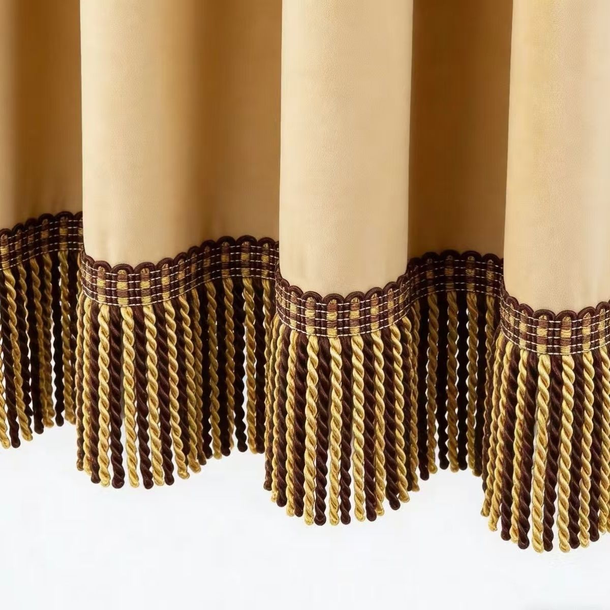 Noble Curtain with Fringe Trim | Kelmera