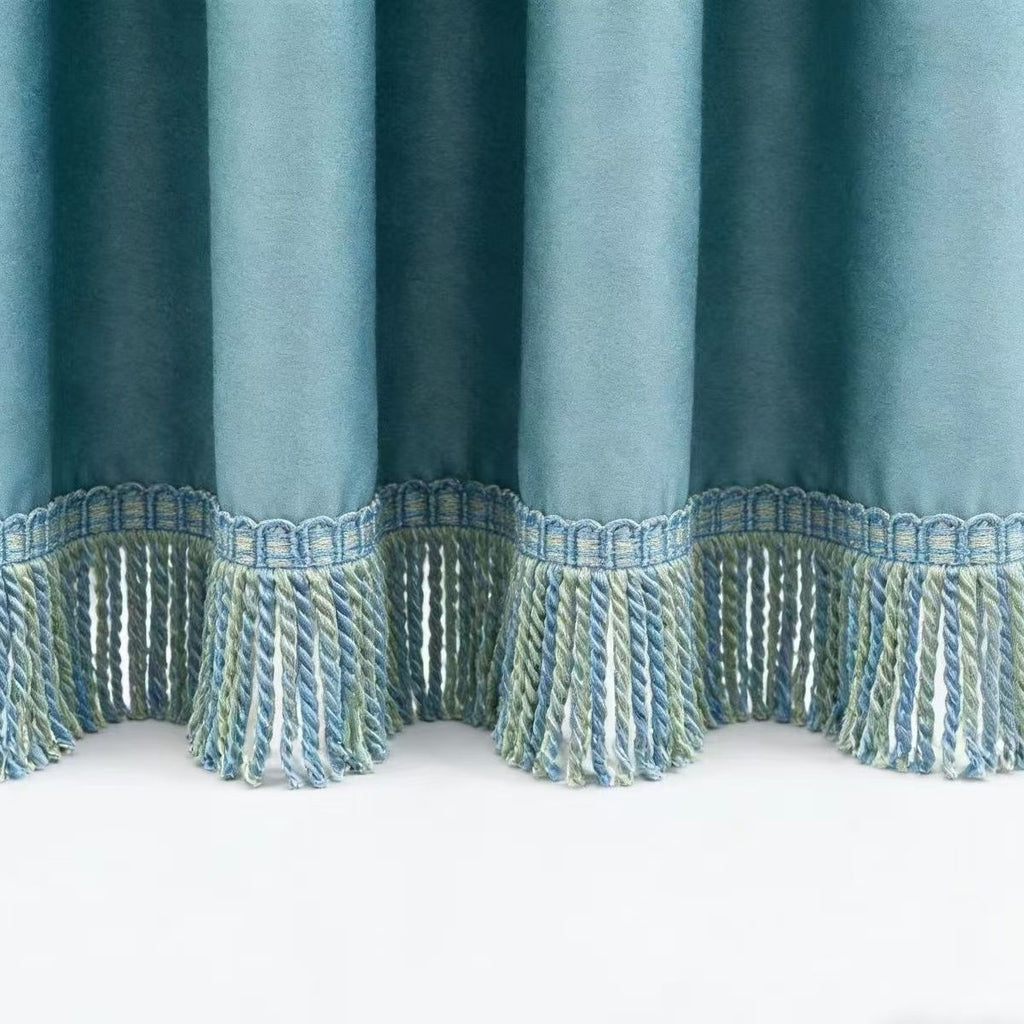 Noble Curtain with Fringe Trim | Kelmera