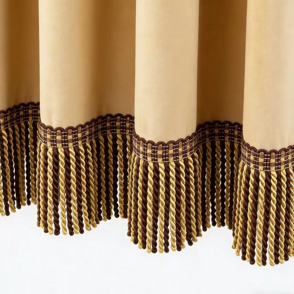 Noble Curtain with Fringe Trim | Kelmera