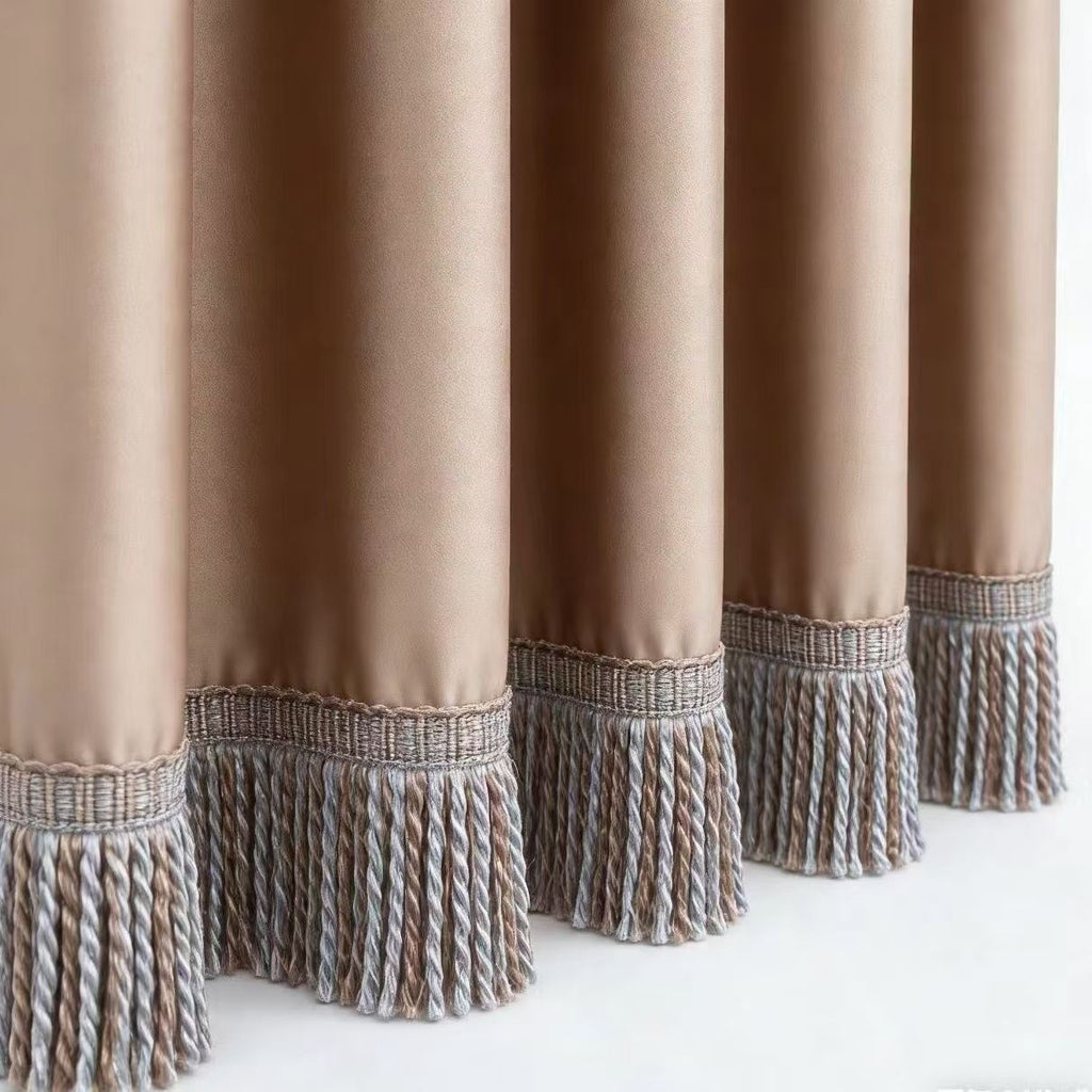 Noble Curtain with Fringe Trim | Kelmera