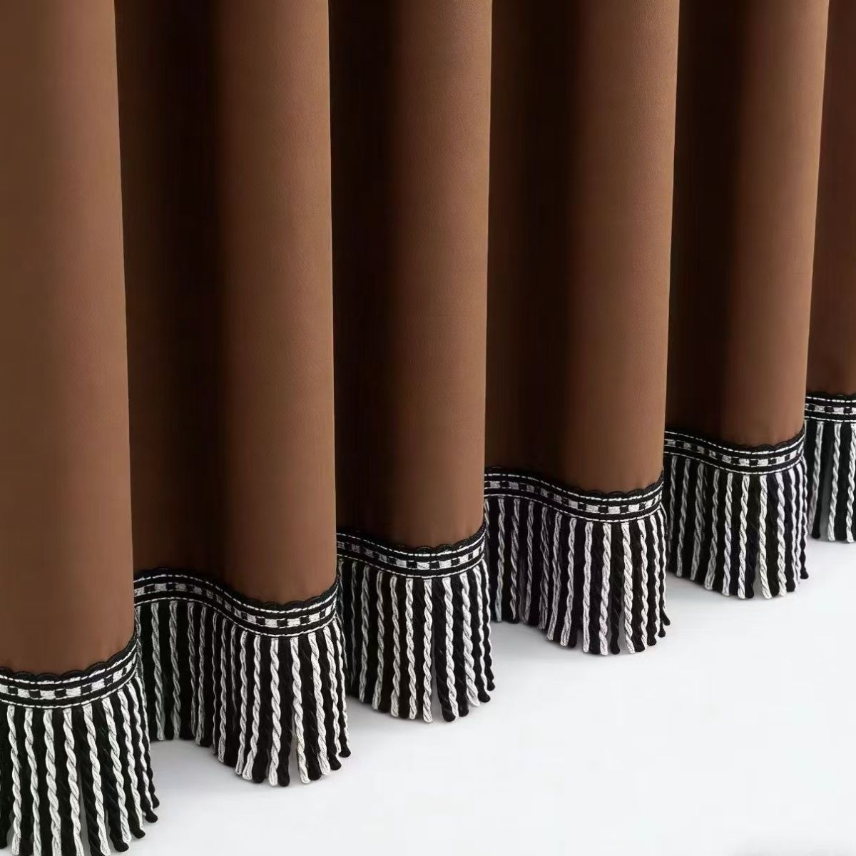 Noble Curtain with Fringe Trim | Kelmera