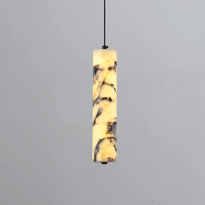 Nolessa Marble Cylinder Pendant
