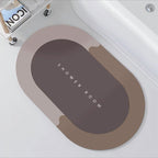 Non-Slip Oval Shower Mat | Kelmera