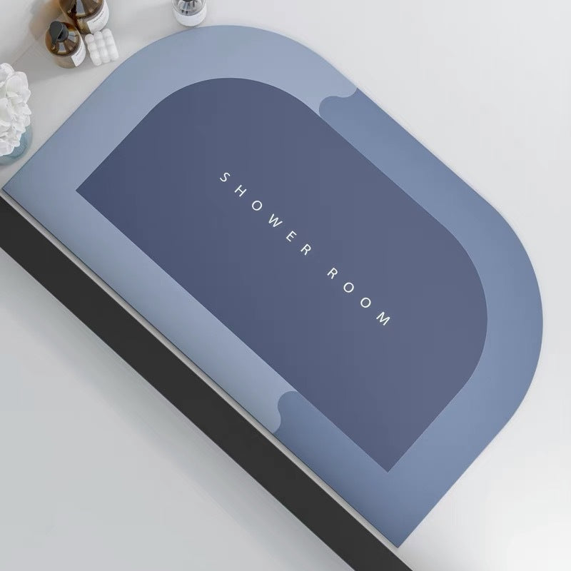 Non-Slip Oval Shower Mat | Kelmera