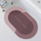 Non-Slip Oval Shower Mat | Kelmera