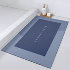 Non-Slip Oval Shower Mat | Kelmera