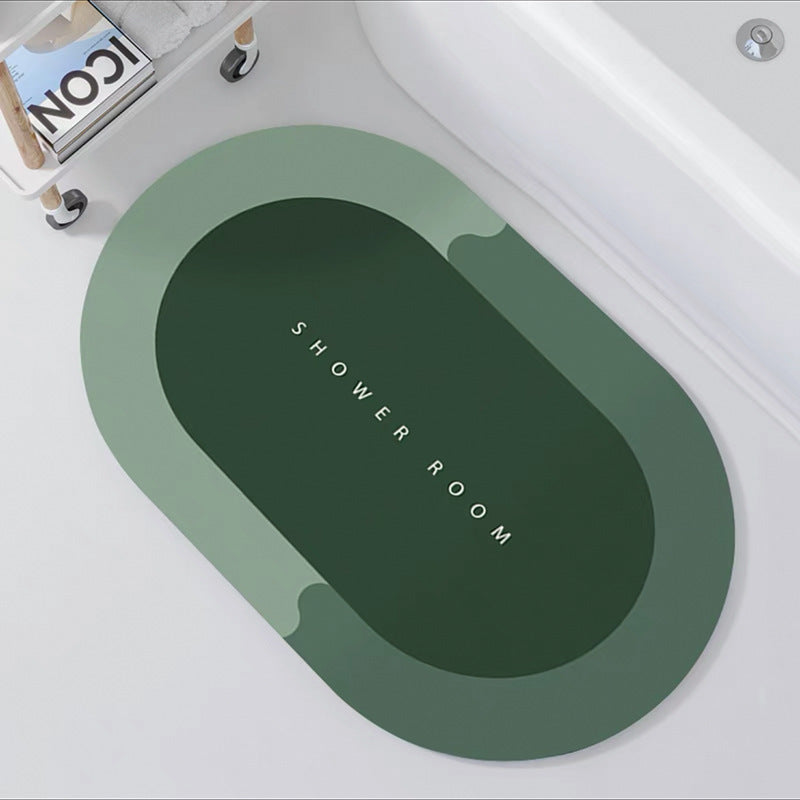 Non-Slip Oval Shower Mat | Kelmera