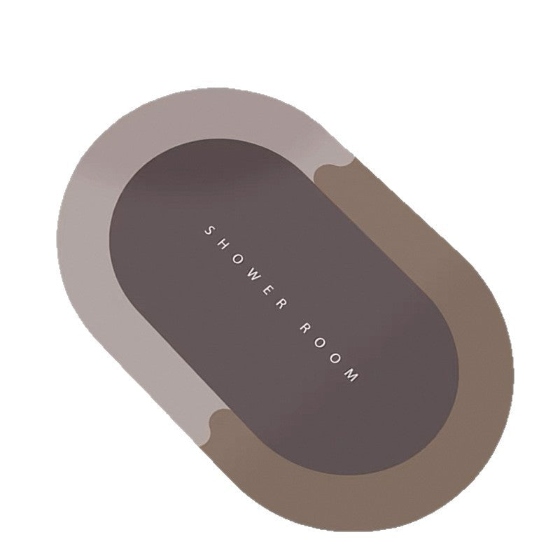 Non-Slip Oval Shower Mat | Kelmera
