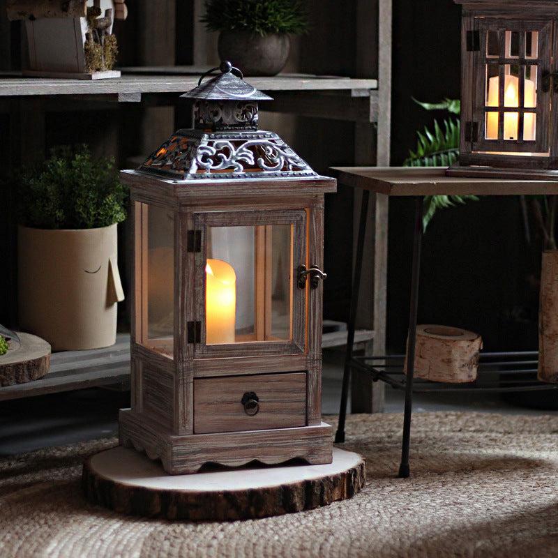 Nostalgic Lantern Wood Metal | Kelmera