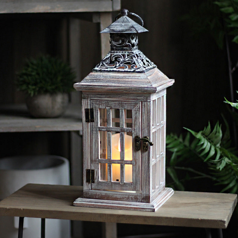 Nostalgic Lantern Wood Metal | Kelmera