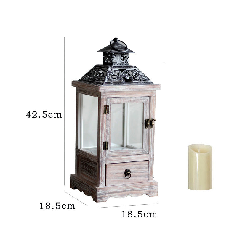 Nostalgic Lantern Wood Metal | Kelmera