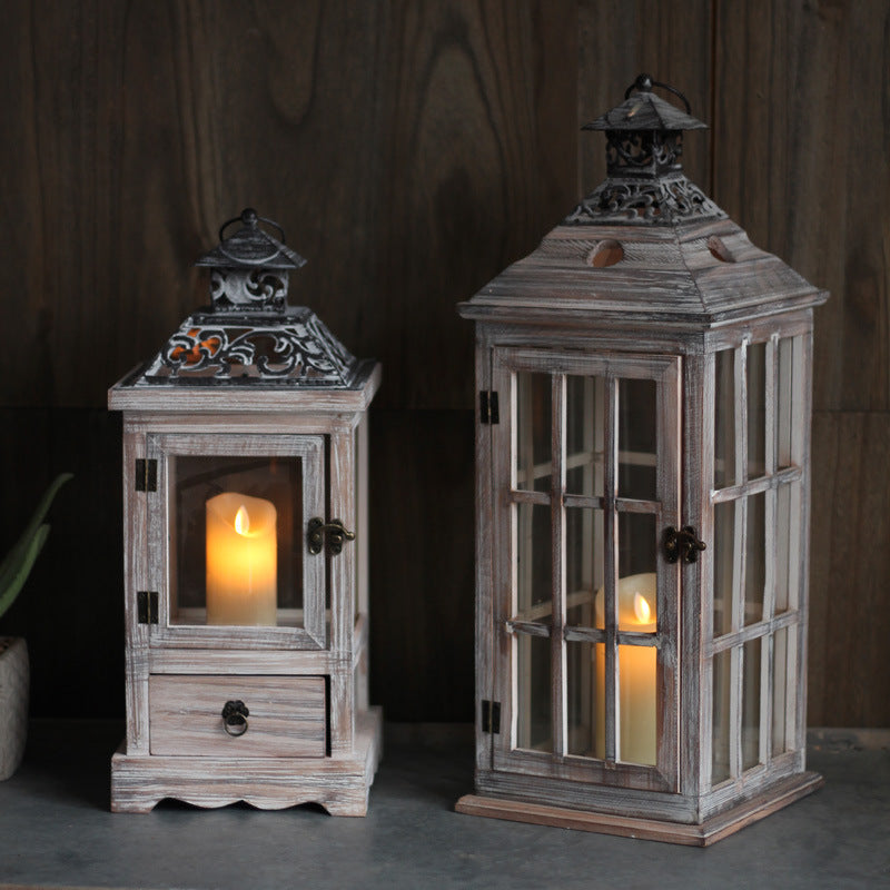Nostalgic Lantern Wood Metal | Kelmera