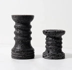 Oldelta Travertine Candle Holders