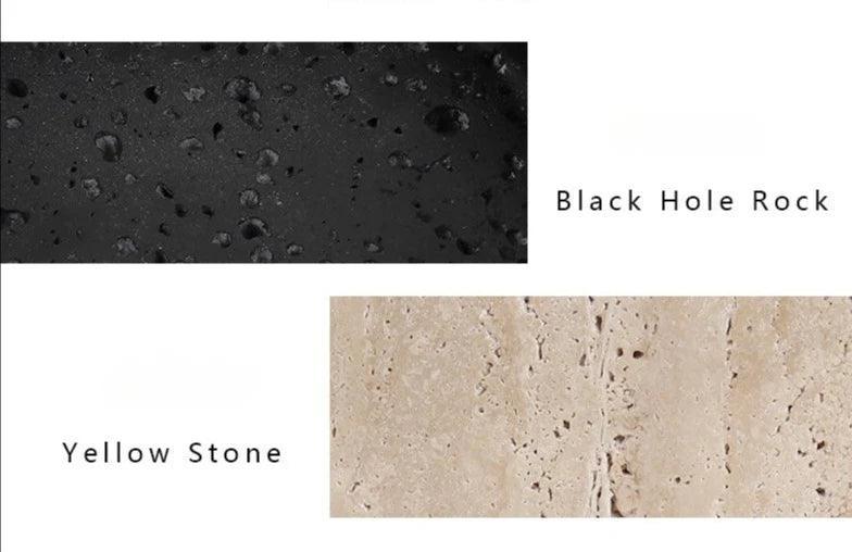 Oldelta Travertine Candle Holders