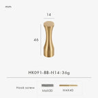 Olevessa Brass Wall Hook